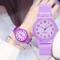 Wenefang Casual women silicone jelly band quartz wrist watch women cute transparent eco-friendly candy students watch. 