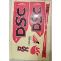 DSC cricket bat stickers.