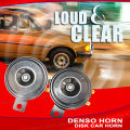 Denso Disk Horn for Car & Bike – Super Loud High Tone Horn for Motorbike, Scooters, Car & SUV. 