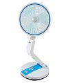 Rechargeable Folding Protable Fan With LED Light.