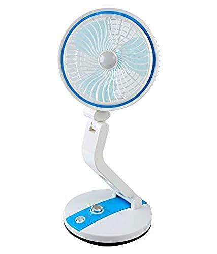 Rechargeable Folding Protable Fan With LED Light