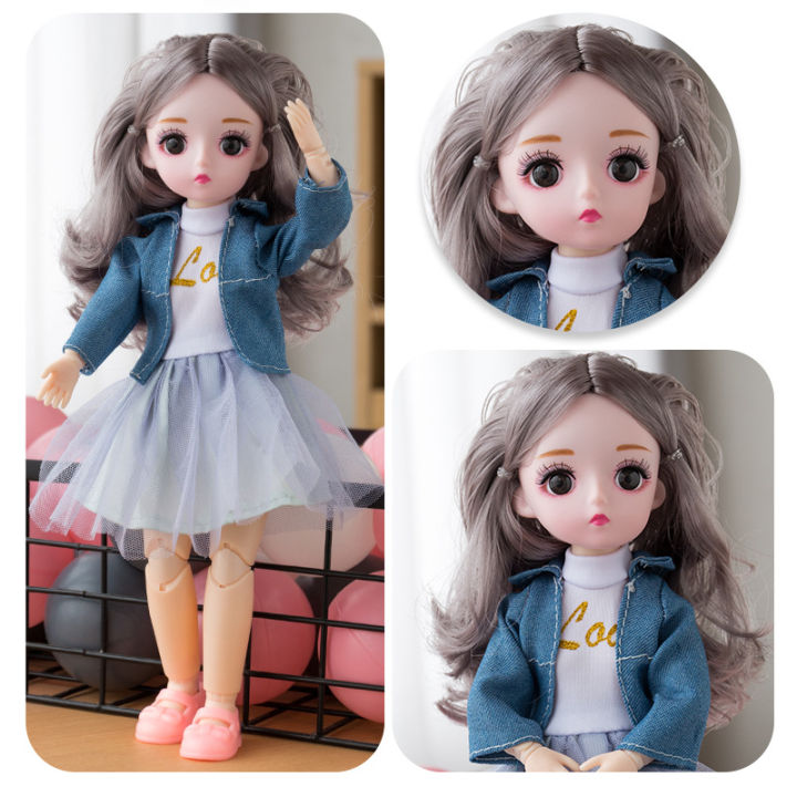 30%20cm%20Sweet%20Barbie%20Doll%20Set%20Gift%20Box%20Dress-up%206%20Points%20BJD%20Doll%20with%20Music%20Girl%20-%20Image%207