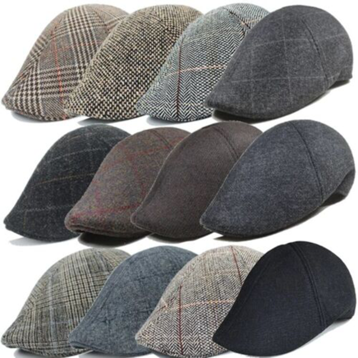 Boy One Herringbone Size Newsboy Baker Flat Gatsby Cap