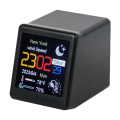 Smart WIFI Weather Station Clock DIY Cute GIF Animations Desktop Decoration Electronic Album Function MINI Clock E Easy Install Easy to Use.