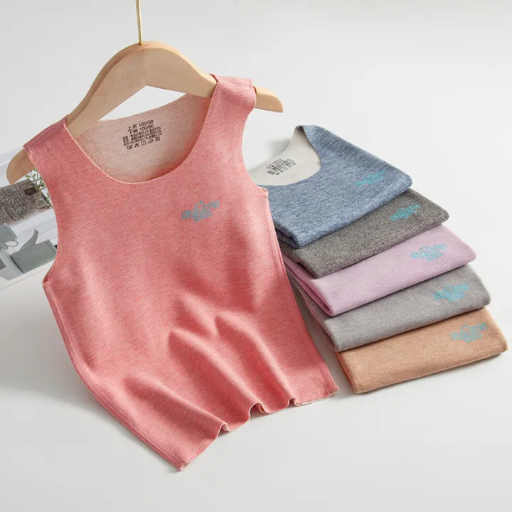 2023%20New%20Children's%20Silk%20Cashmere%20Vest%20Boys%20and%20Girls%20Autumn%20and%20Winter%20Base%20Thermal%20Vest%20Baby%20Color%20Changing%20Vest%20-%20Image%203
