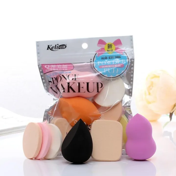 6pcs%20Make%20Up%20Beauty%20Blender%20Sponge%20Puff%20for%20Powder,%20Concealer%20and%20Foundation%20Application%20-%20Image%202
