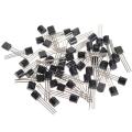 25Pcs- 2N2222A 2N2222 2N 2222 NPN 50V 0.8A 0.5W Power 3 Pin Leads General Purpose Transistor BJT Switching Transistor TO-92 Package 3Pin.