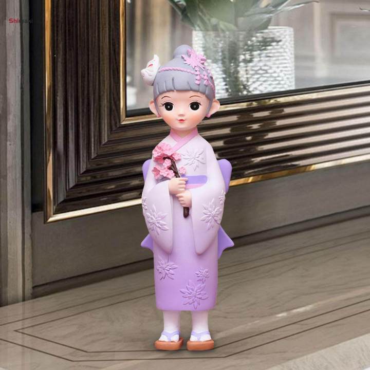 Japanese%20Kimono%20Geisha%20Doll%20Resin%20Statue%20Birthday%20Desk%20Asian%20Kabuki%20Figurine%20-%20Image%203