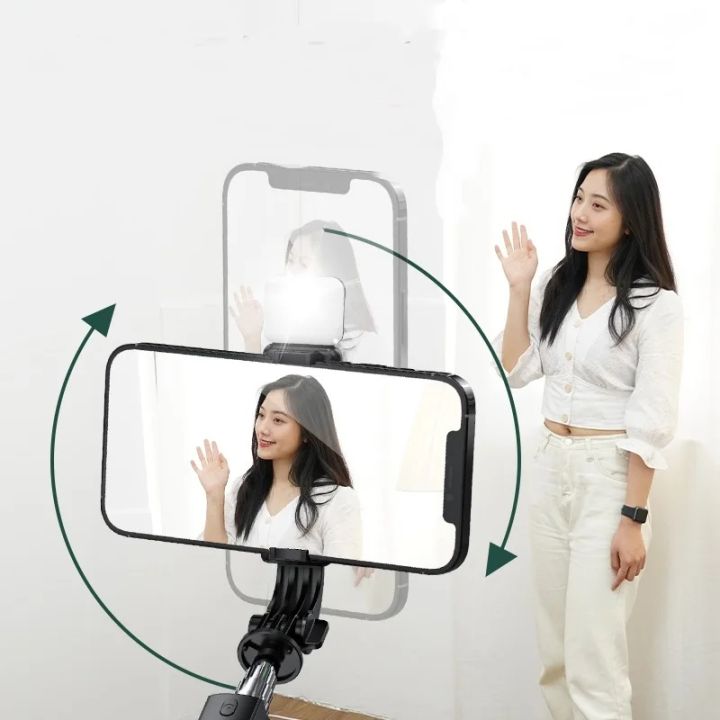 N09%20Tripod%20Selfie%20Stick%20100cm%20with%20Detachable%20Bluetooth%20Shutter%20360%20Rotation%20for%20Smartphone%20&%20Camera%20-%20Image%203