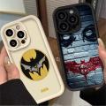 Luxury Marvel Batman Phone Case For iPhone 15 14 13 12 11 Pro Mrelaxax X XS XR 7 8 Plus SE 2020 Shockproof Silicone Soft Back Cover. 