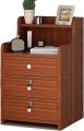 Simple 3 Drawer High Bedside Table, Bedroom Bedside Table Coffee Table with Lock Cabinet with Open Shelf And Lock Drawer 30X16 Inches. 