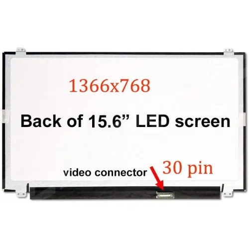 HP 15-F233WM 15-F272WM - Pantalla LCD de repuesto para pantalla LED de 15.6 pulgadas, 30 pines laptop display