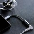 KZ AM01 Type-C to 3.5mm Audio Adapter 32bit/384kHz Hi-Fi DAC + IC Amplifier Dual Chip Earphone Audio Cable. 