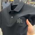 100% Cotton Men's Polo Shirt Lapel Letter Embroidery High Quality Short Sleeve Korean Fashion Clothing 2023 Summer Men's T-shirt. 
