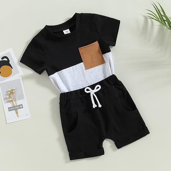 Baby%20Boy%20Summer%20Short%20Sleeve%20T-shirt%20Tee%20Shorts%202%20Pcs%20Outfits%20Set%20used%20children%20baby%20comfortable%20T-shirt%20and%20pant%20(%20-%20Image%203
