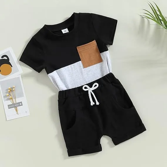 Baby%20Boy%20Summer%20Short%20Sleeve%20T-shirt%20Tee%20Shorts%202%20Pcs%20Outfits%20Set%20used%20children%20baby%20comfortable%20T-shirt%20and%20pant%20(%20-%20Image%203
