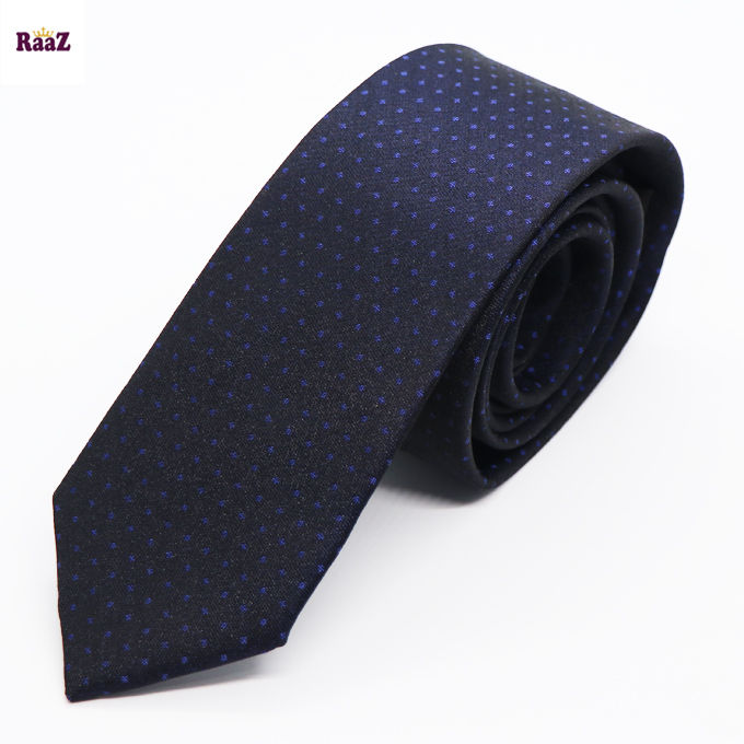 Navy%20Blue%20Dot%20Men%20Premium%20Embroidery%20Cotton%20Silk%20Neck%20Tie%20-%20Image%203