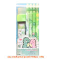 Kawaii Cartoon Mechanical Pencils Set Cute Automatic Pencils with Refills Korean Stationery Press Pens School Office Supplies. 