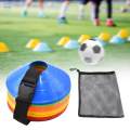 Agility Soccer Cones Markers Durable Soccer Disc Cones for Skating Football Basketball. 