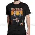 Michael Scott Homage The Office Men T Shirts Tv Series Dwight Schrute Jim Halpert Tees Short Sleeve T-Shirts Cotton Plus Size. 