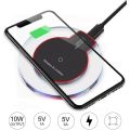 15W Universal Qi Wireless Charging Pad Charger Pad Mat Dock Receiver. 