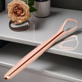 Durable Stainless Steel Tongue Scraper Double-sided Metal Oral Care Hygiene Cleaner Brush Reusable Mouth Cleaning Tool for Adults and Kids Fresher Breath Tongue Cleaner.