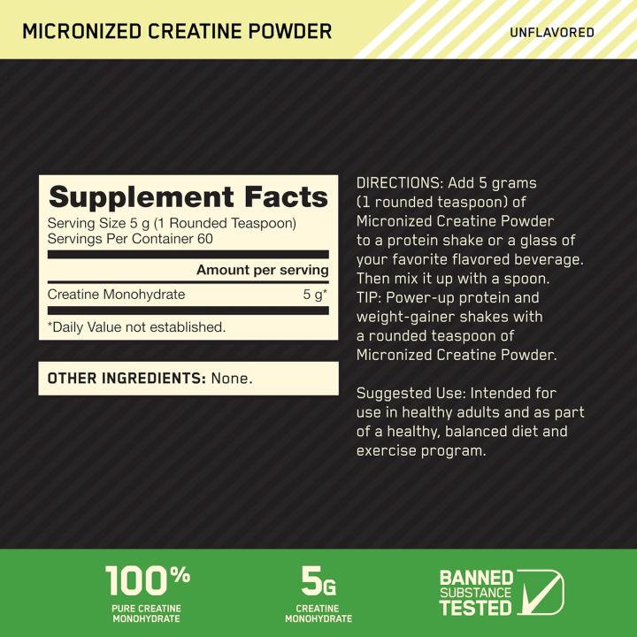 Optimum%20Nutrition%20Micronized%20Creatine%20Monohydrate%20Powder,%20Unflavored,%2060%20Servings,%20300%20Grams%20-%20Image%202