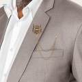 Animal Lapel Pin for Men, Retro Lion Brooch Jewelry Accessories Lapel Pin Chain Tassel Brooch for Career Suit Shirts Scarf Wedding.