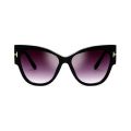 2021 New Women Fashion Big Cat Eye Sunglasses Ladies Luxury Brand Trending T-shaped  personality sunglasses UV400. 