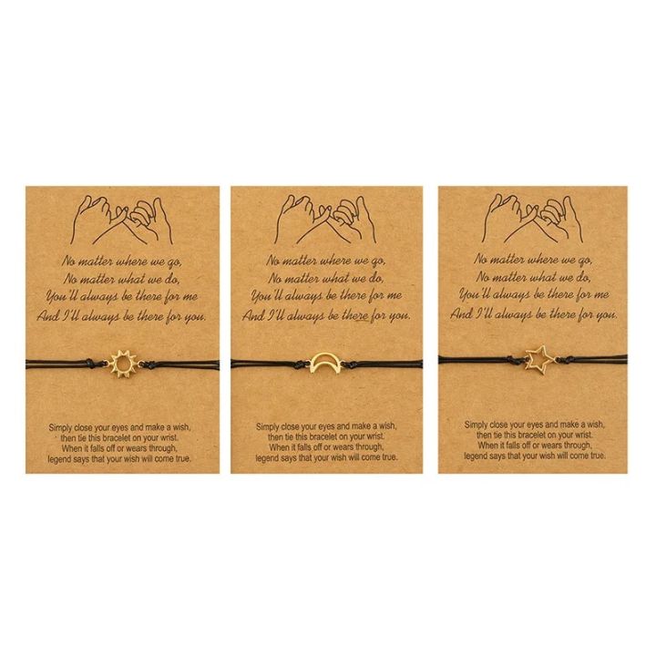 Wu's%202022%20New%20Couple%20Card%20Bracelet%20European%20and%20American%20Alloy%20Moon%20Sun%20Star%20Wax%20Wire%20Braided%20Card%20Bracelet%20Anklet%20-%20Image%204