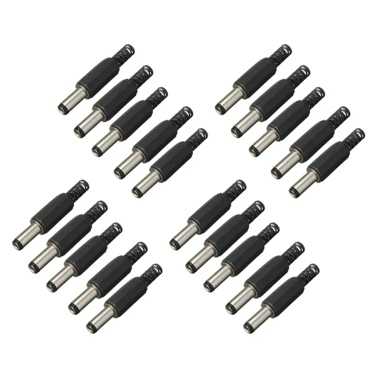 5pcs%202.1mm%20MALE%20POWER%20JACK%205V%2012V%20DC%20Jack%20Male%20DC%20Power%20Jack%202.1mm%20Plug%20Power%20Supply%20Jack%20Adapters%202.1%C3%975.5mm%20For%20LED%20Strips%20Cable%20-%20Image%203
