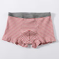 Men's Underwear Striped Underwear Men's New Cotton Mid-Waist Sports Breathable Winter Teen Panties Boxers. 