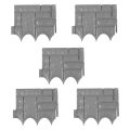 5PCS plastic garden fence board lawn edge boundary.