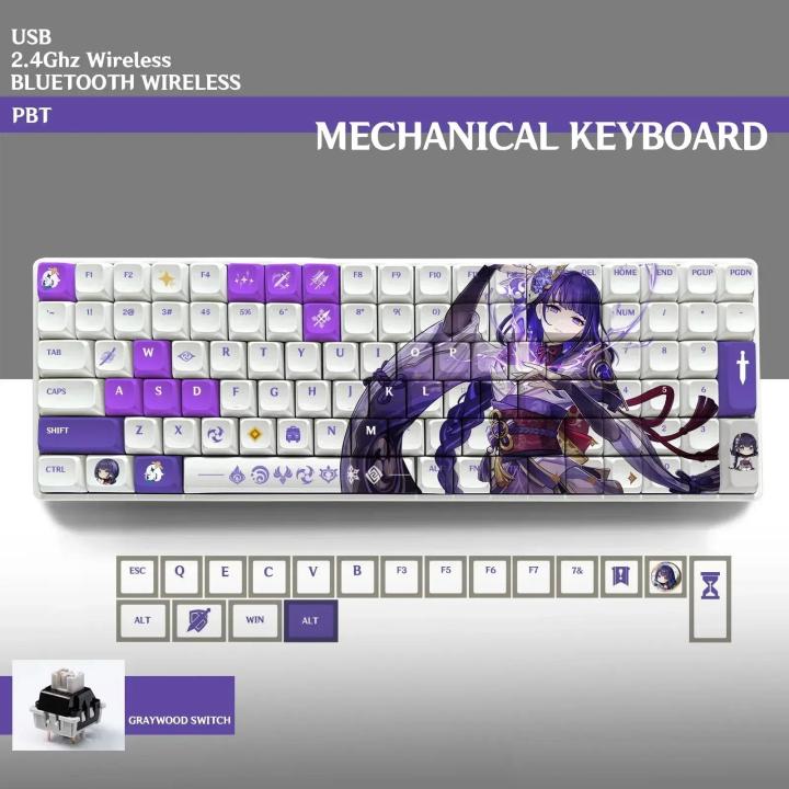 Genshin%20Impact%20Furina%20Wriothesley%20Mechanical%20Keyboard%20with%20Dye-sublimation%20100%20Keys%20PBT%20Plastic%20Keycaps%20-%20Image%207