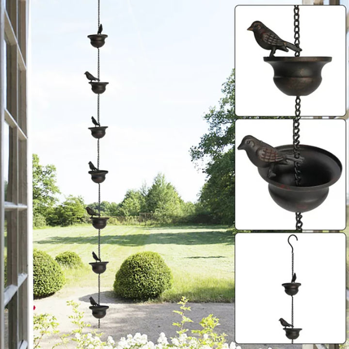 Rain%20Chains%20For%20Gutters%20Mobile%20Birds%20On%20Cups%20Rain%20Chimes%20Divert%20Water%20Away%20With%20Attached%20Hanger%20Dark%20Bronze%20Home%20D%C3%A9cor%20Stunning%20Cologo%20-%20Image%202