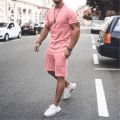 2023 Summer Men Suit Fashion Men Street Short Shirts Shorts Pants Casual Oversized Comfortable 2 Peice Sets Jogging Training Set.