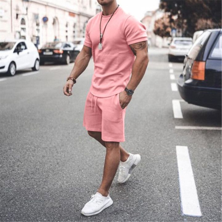 2023%20Summer%20Men%20Suit%20Fashion%20Men%20Street%20Short%20Shirts%20Shorts%20Pants%20Casual%20Oversized%20Comfortable%202%20Peice%20Sets%20Jogging%20Training%20Set%20-%20Image%202