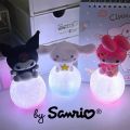 Sanrio Night Lights Kawaii 3D Sanrio Moon Night Light Cinnamoroll Kuromi Melody Figure Cartoon LED Light Toy Kawaii Anime Bedside Lamp Cute Cinnamoroll My Melody Gifts. 