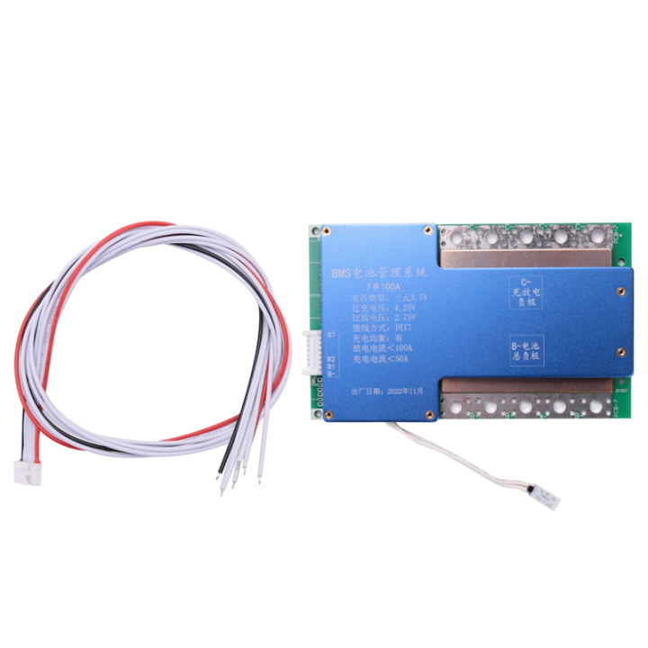 Bms%207S%2024V%20100A%2018650%20Lithium%20Pack%20Board%20Bms%20Equalizer%20-%20Image%202