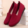 New Mesh Breathable Sneakers Women Breathable Light Slip on Flat Casual Shoes Ladies Loafers Socks Shoes House Foocus. 