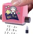 HAPANI HOME Smart Number Rolling Maths Stamps for Kids, Subtraction Maths Roller Stamp, Smart Math Roller 100 Learning Toy for Preschool, Stamp Art for Kids. 