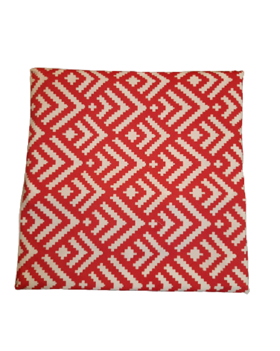Exclusive block print cushion/ mosquite net cover -multicolor