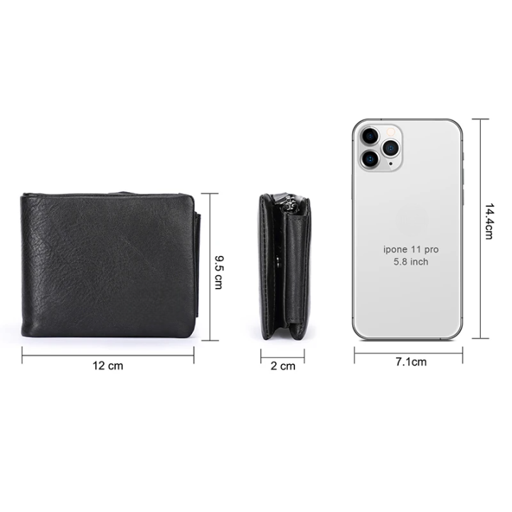 Avro%20Premium%20100%25%20Genuine%20Cow%20Leather%20Trifold%20Wallet%20Vintage%20Multi-Card%20Slot%20With%20Coin%20Pocket%20Black%20Export%20Quality%20Money%20Bag%20For%20Men%20-%20Image%209
