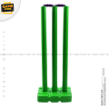 Heavy Plastic Cricket Stumps Set-Plastic Cricket Stamp - Green - Mark Your Cricket Gear With These Vibrant Stamps - Add A Personalized Touch. 