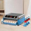 Automatic Egg Incubator Easy Cleaning Chicken Hatcher for Quail Goose Pigeon 48 Eggs.