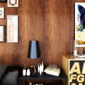 Wood Grain Self Adhesive 4x2 Feet  Furniture Stickers PVC Wallpaper cabinets Gloss Film Vinyl Counter Top Decal 8 sqf. 