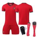 Cup ortugal home jersey size 7 Cristia onaldo children's adult set football jersey. 