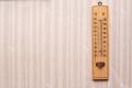 House Thermometer - Wooden And Hanging.
