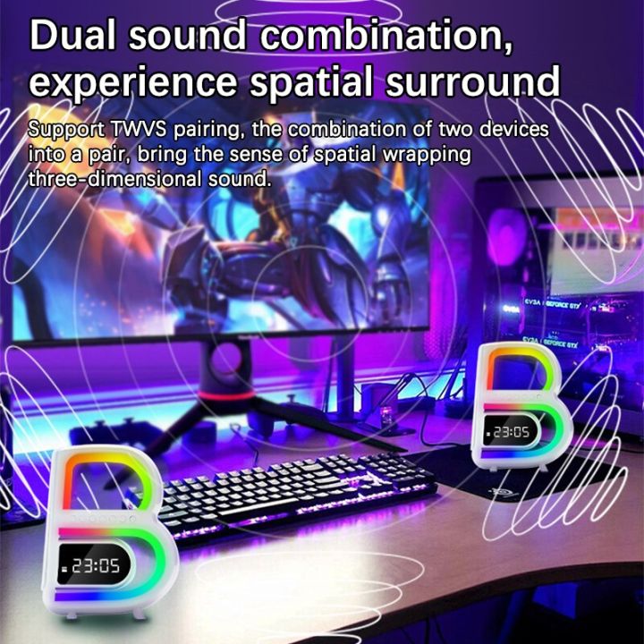 New%204%20In%201%20Bluetooth%20Speaker%20Multifunctional%20Wireless%20Charging%20With%20Clock%20LED%20Atmosphere%20Colorful%20Night%20Light%20Alarm%20Clock%20Bluetooth%20Speaker%20Portable%20Modern%20Speaker%20Support%20Bluetooth,%20AUX,%20U%20Disk,%20TF%20Card%20-%20Image%206