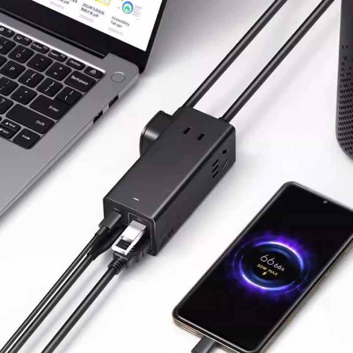 Xiaomi%2067W%20Desktop%20Fast%20Charging%20Socket%20Pro%20USB-A%20USB-C%20AC%202500W%20MAX%20Power%20Strip%20Docking%20Station%20HDMI%206A%20Data%20Line%20with%20HDMI%20-%20Image%204